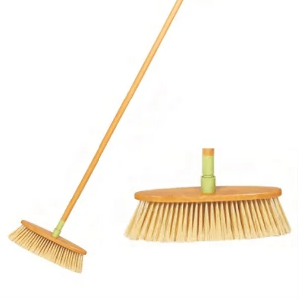
Household hygiene cleaning Bamboo Material Soft Bristle Bamboo Broom 