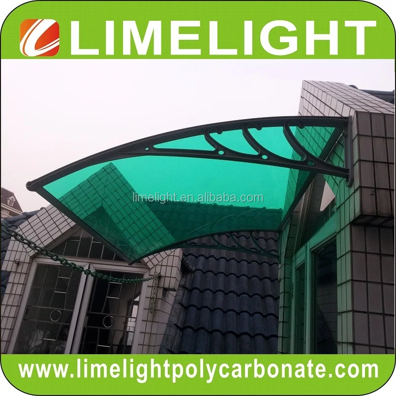 DIY polycarbonate awning for window awning and door canopy