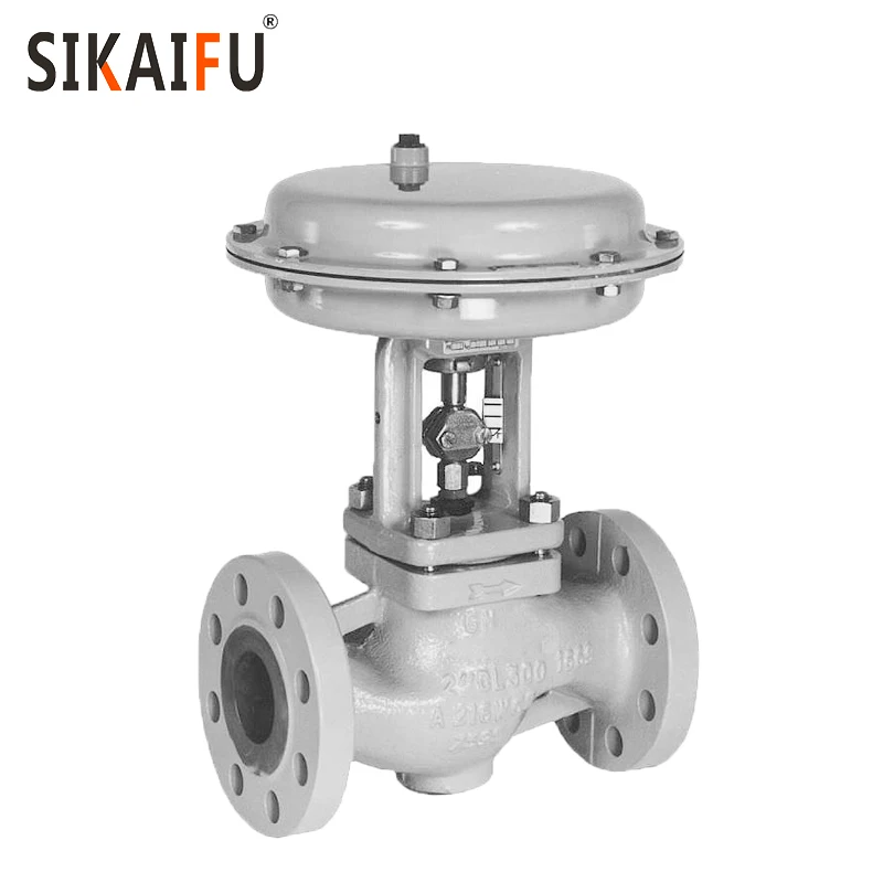 Pneumatic control valve without positioner on off type