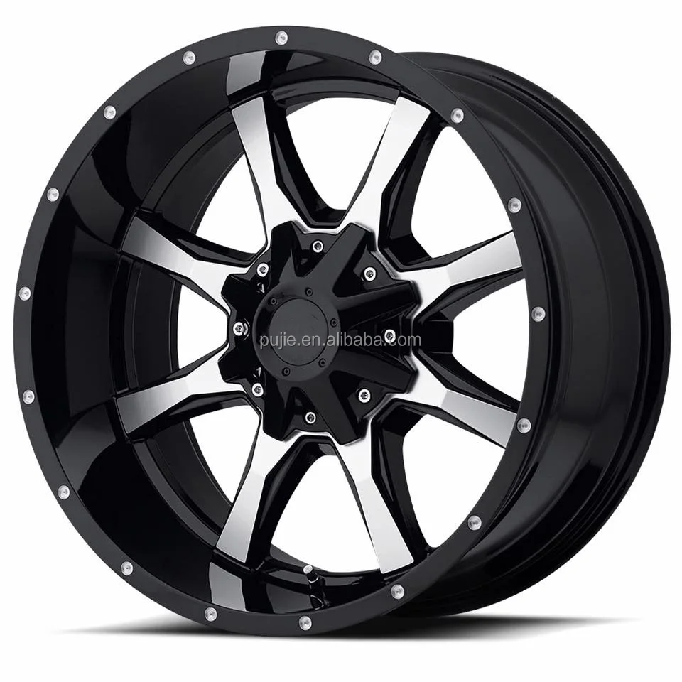 20 inch 20x12 ET-24 5,6,8X127-170 Off-Road wheel rims