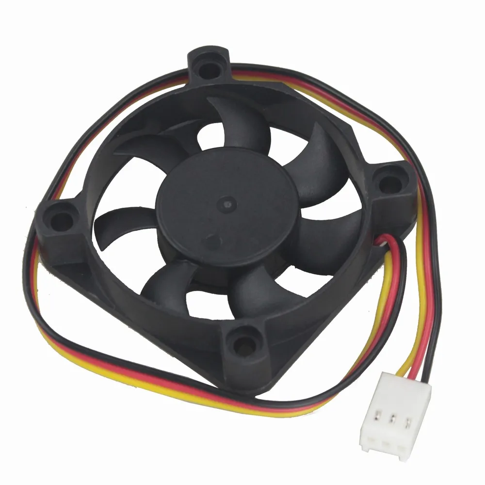 Gdstime GDA5010 50x50x10 мм 50 мм подшипник постоянного тока 12 В 3-контактный FG функциональный осевой Бесщеточный вентилятор для вентиляционного охлаждения корпуса