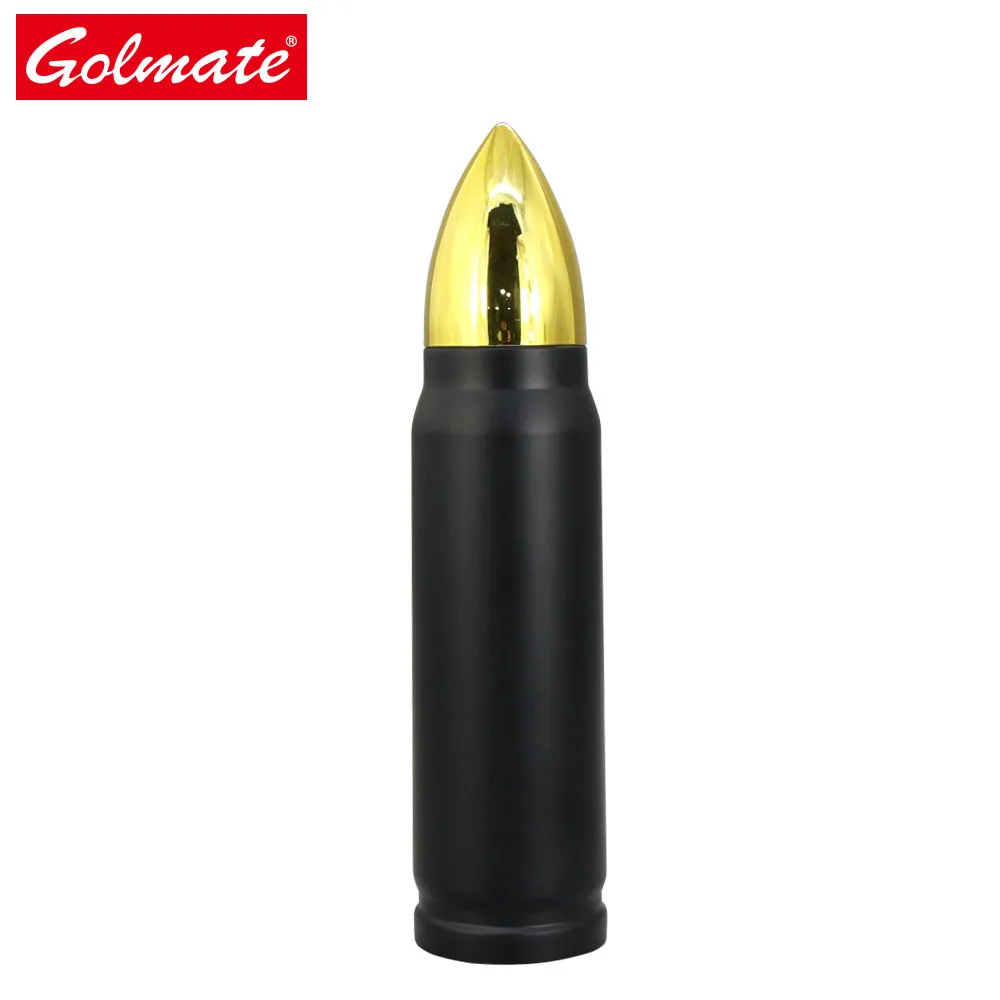 500ml Thermos Flasks Stainless Steel Vacuum Bullet Shape Water Bottles