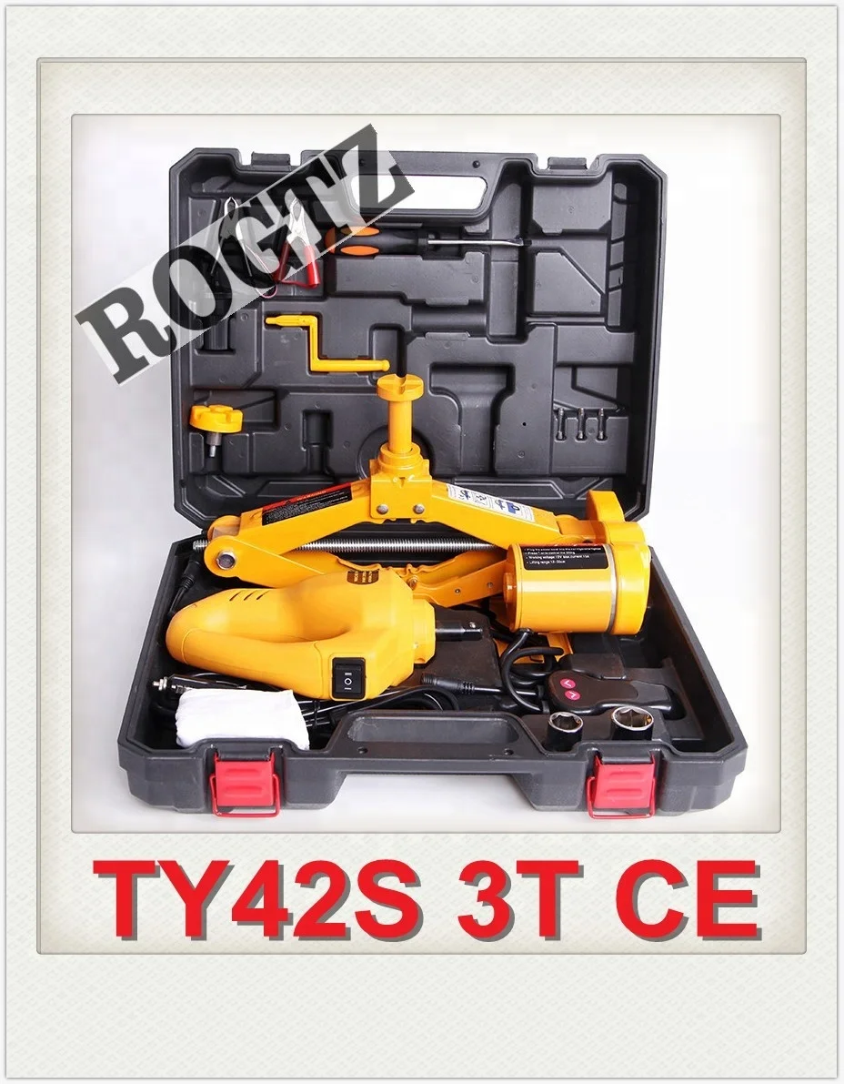 Factory Directly Provide Multifunctional Electric CE ISO DC12V Electric Impact Wrench and 3T Electric Car Jack for Quick Replace