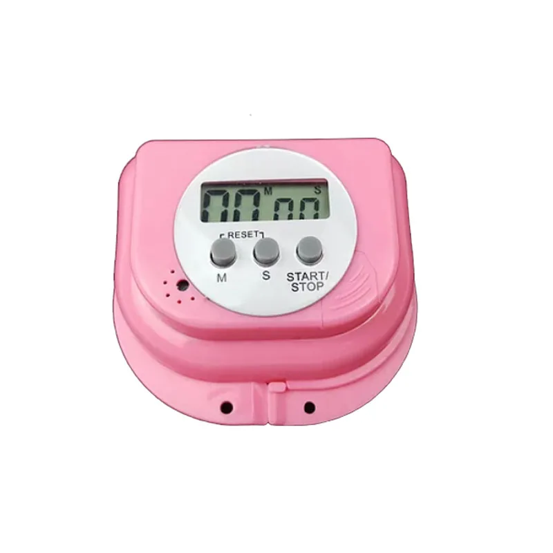 Orthodontics Retainer Case with Alarm Feature New Plastic Dental Retainer Case for Camping & Hiking