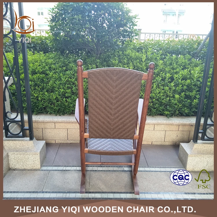 
Unfinished KD Antique Wicker Rocking Chair 