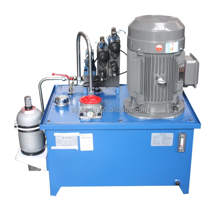 HANLDA competitive price high quality 220v hydraulic power pack with accumulator