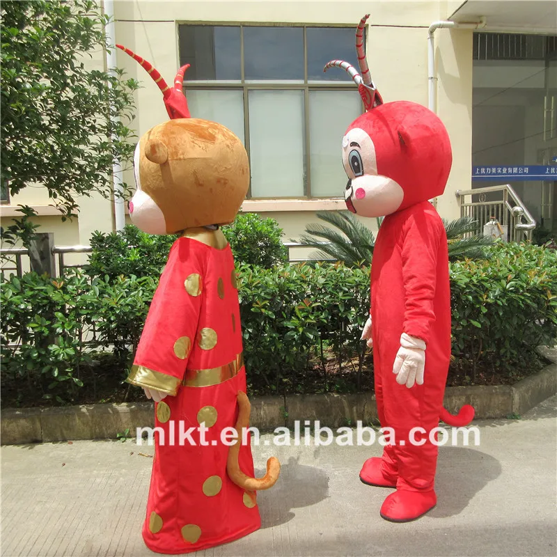 
Adult age group OEM supplier promotion cheap adult classical Chinese new year mascot costume 