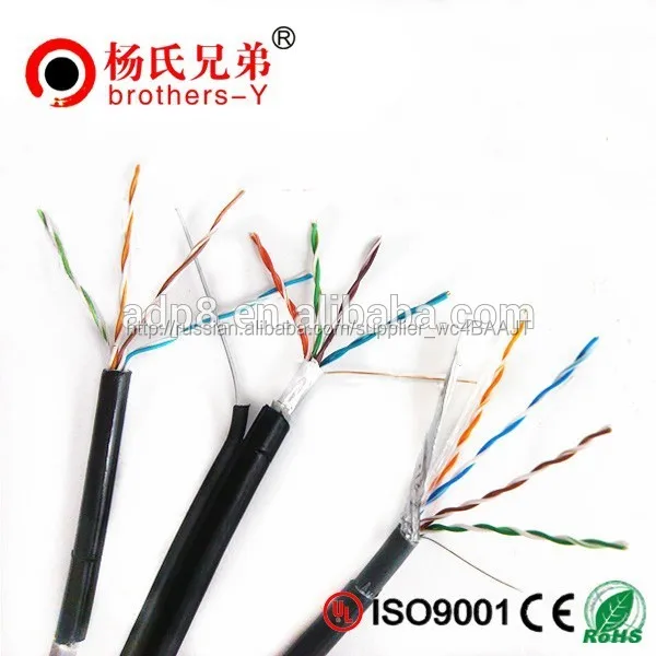 Lszh массовая Cat5e / 6 / 6A / 7 тип проход случайностью lan кабель