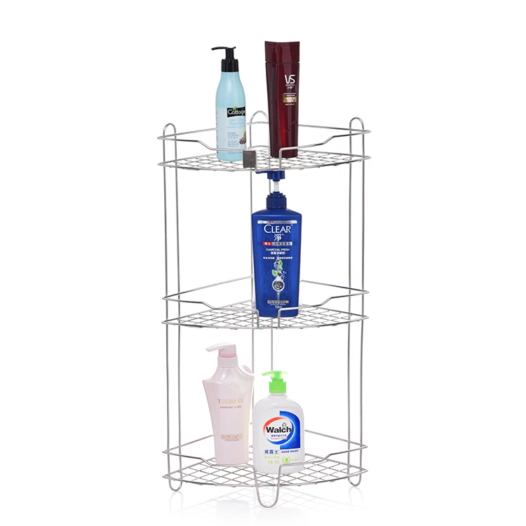 stainless steel bath toilet shower caddy organiser caddy shelves for storage rack