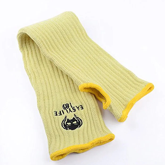 Aramid Anti-cut Slash Proof Sleeve Arm Protection Sleeves with Thumb Slot Anti Cut Level 5 Cut Resistant Sleeves