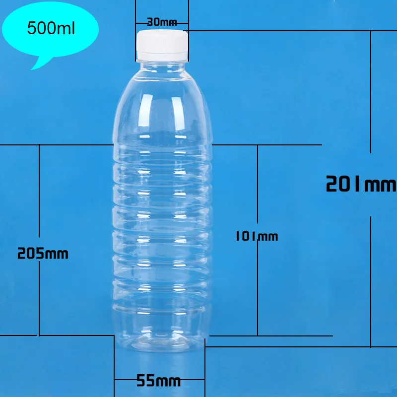 500ml plastic bottle mineral water pet bottle juice beverage packaging bottle