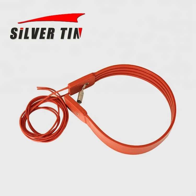 25*1000mm,100W 220V, Silicone Heater Strip Pipe Tube Heating Belt/Cable