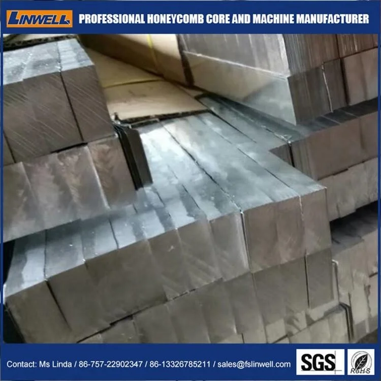 Unexpanded aluminum honeycomb slice block from Linwell