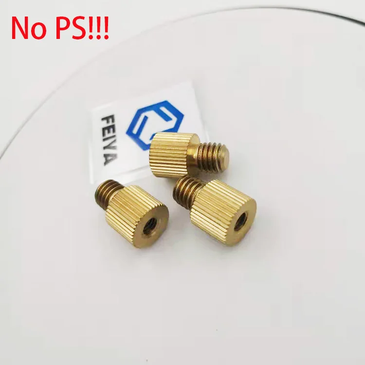Non-standard precision brass thumb screws