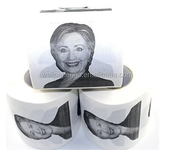 Funny Novelty  Toilet Paper Roll Gag Printed on every sheet 10*10cm 2ply 250sheets Gift Prank Joke  Toilet roll Paper 100packs
