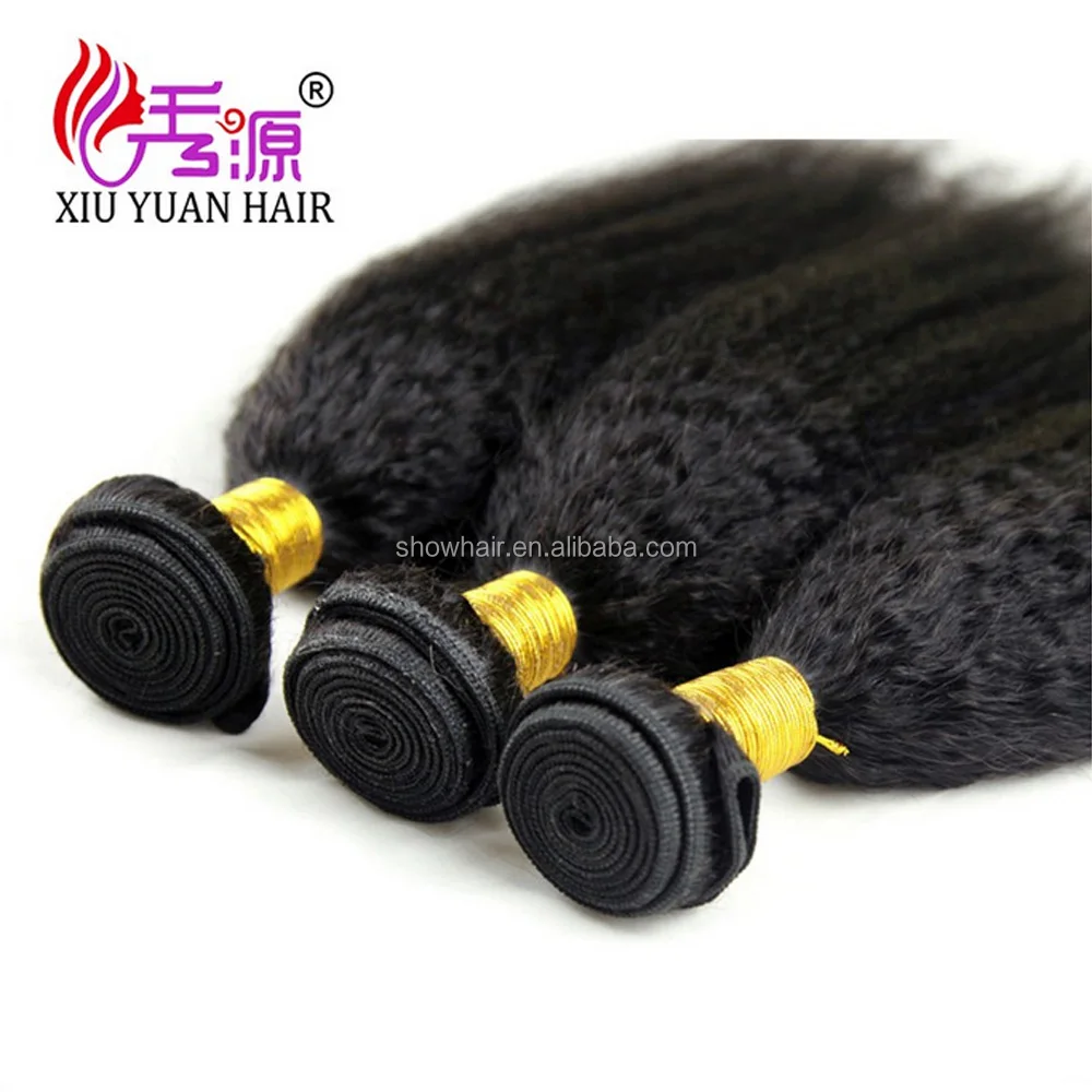 Raw Unprocessed Virgin Peruvian Hair Weave Bundles afro Yaki Hair Kinky Straight Human Hair