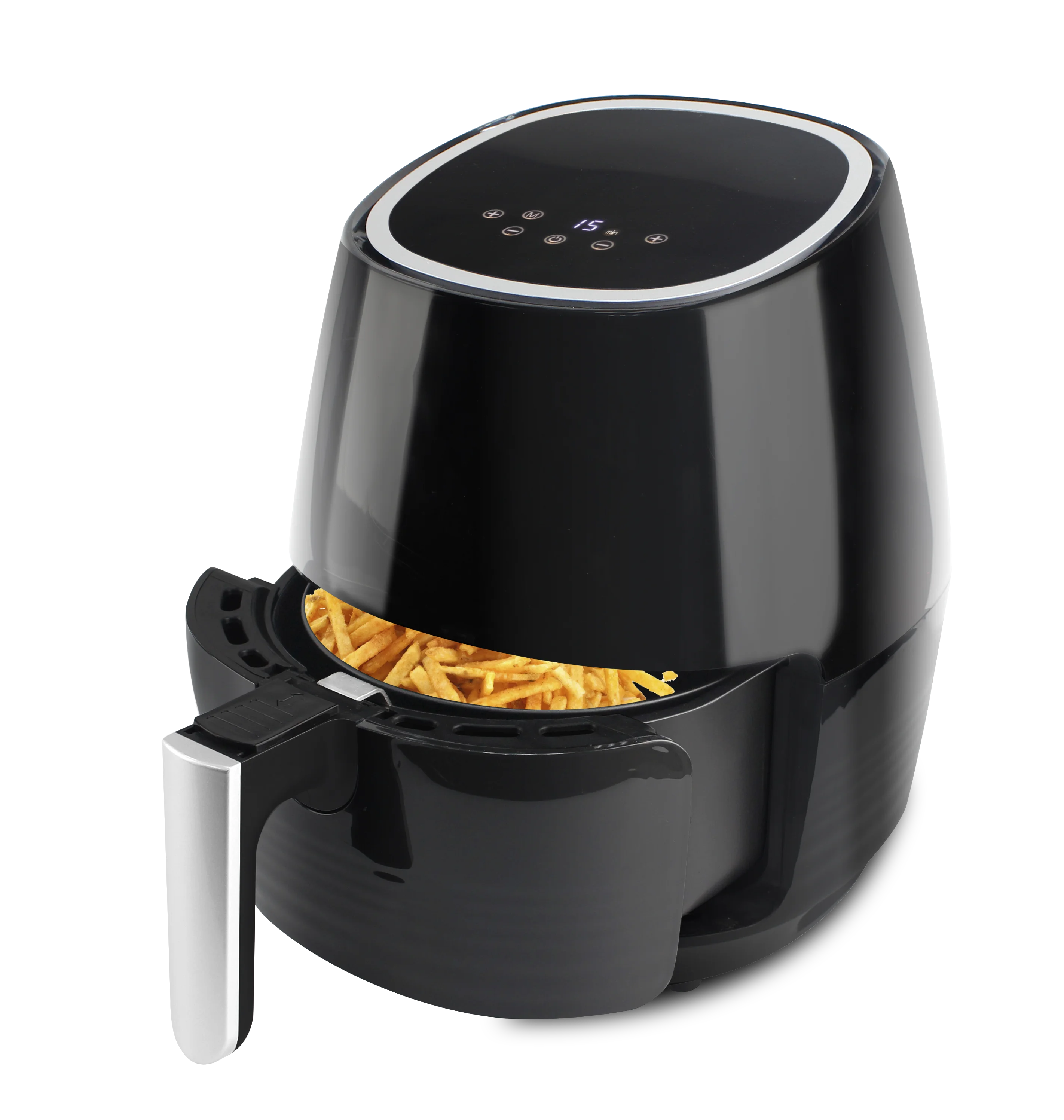 
2.5 L Air Fryer for Healthy Low Fat Cooking with Adjustable Temperature Control & Timer   1200W  (60829477172)