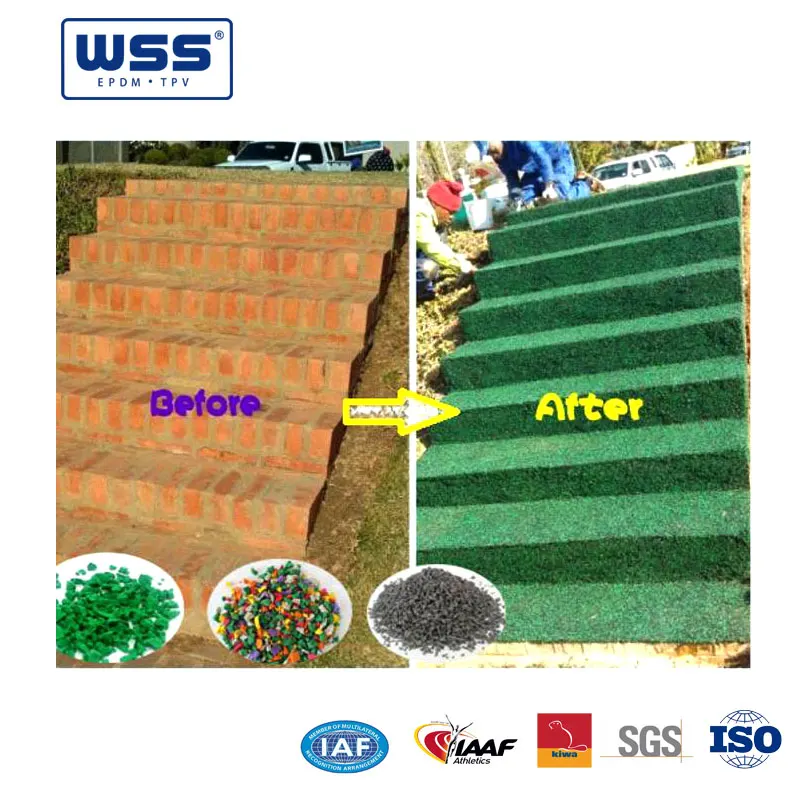 Safety Friendly EPDM Rubber Wetpour Playgrounds