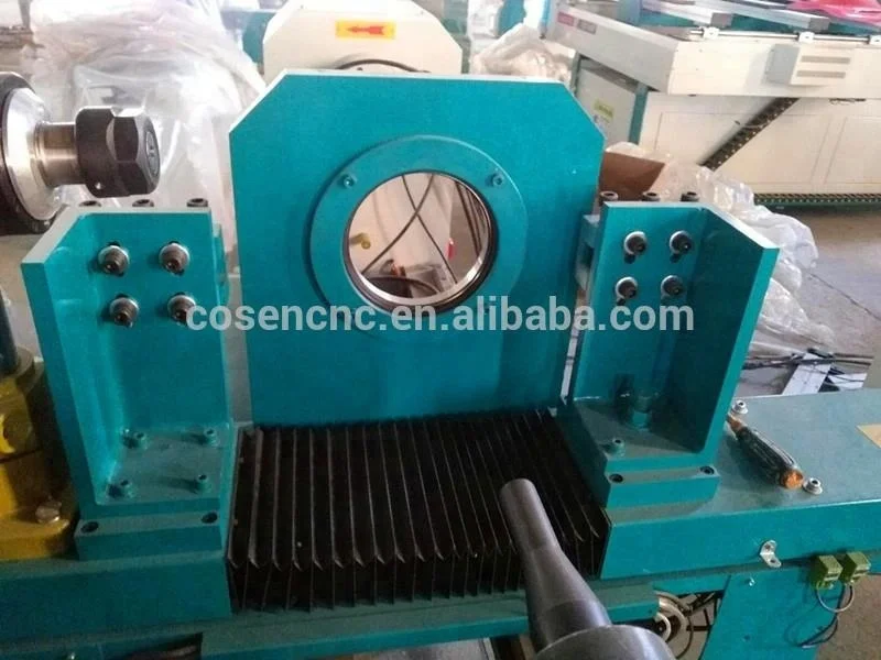 Mini single spindle cnc woodworking machine wood turning lathe
