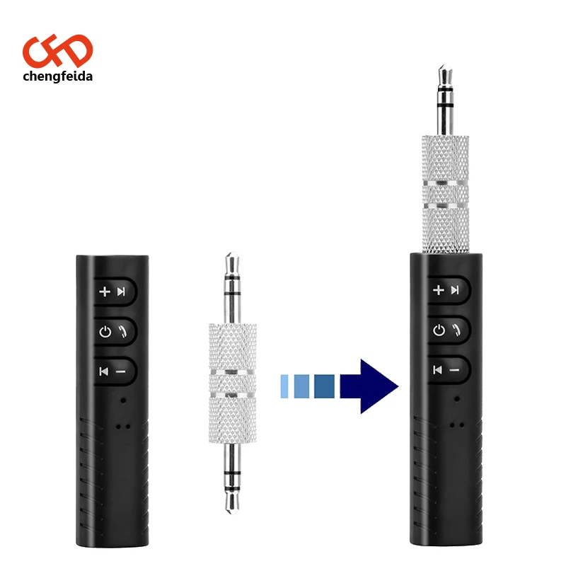 
3.5 mm Wireless Adapter Receiver Car Audio Receiver Jack Adapter Aux Hands free 