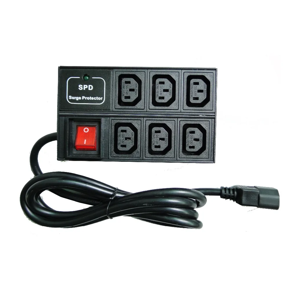 CE SAA Rohs IEC C13 electric desktop individual switch power strip