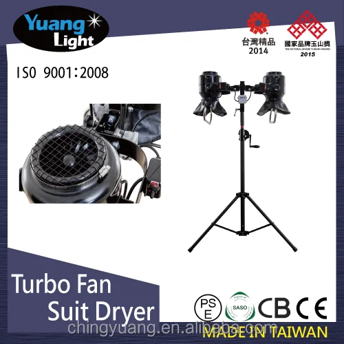 
Eco Friendly Efficient Turbo fan Fire Clothing Dryerr 