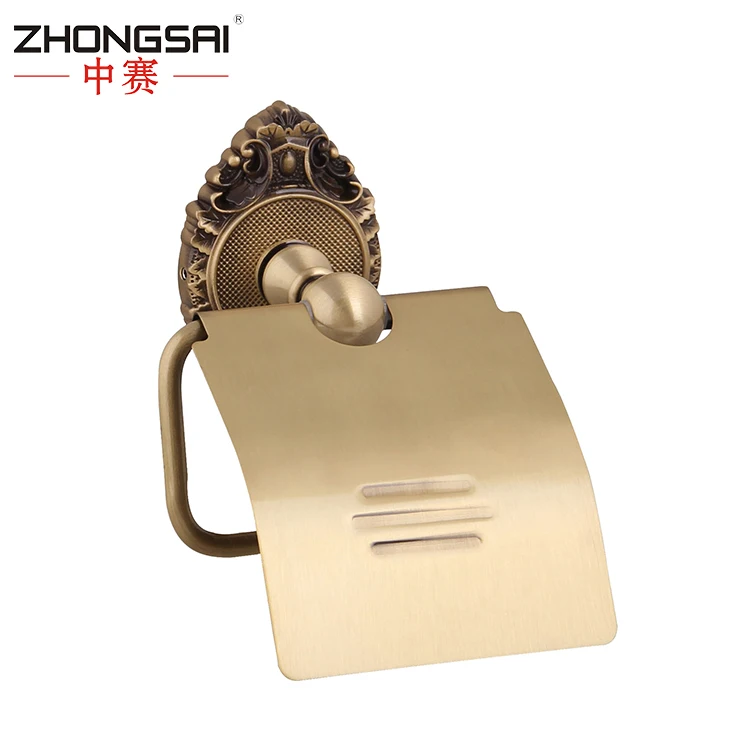 Королевский Туалет античная латунь ванная комната настенный туалетной бумаги, держатель