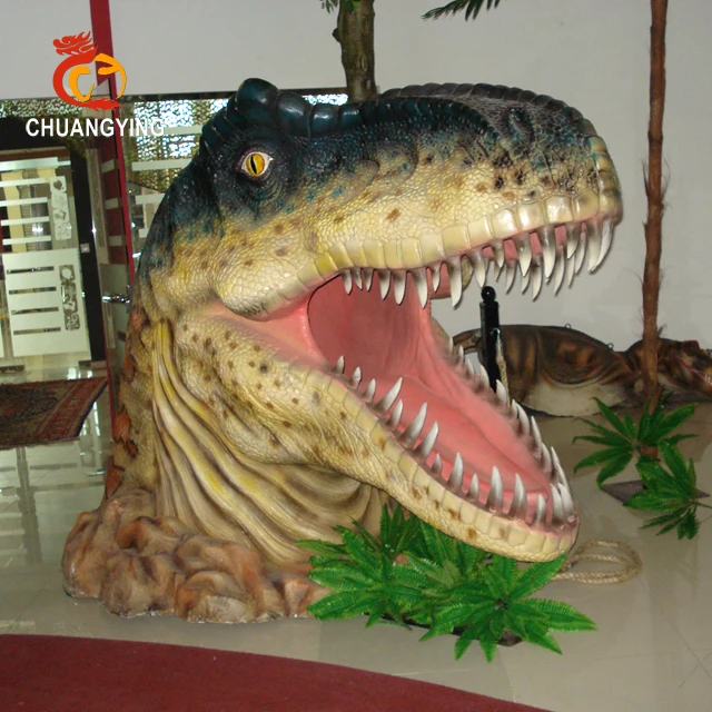 2018 Hot Sale Fiberglass Dinosaur Head For Sale