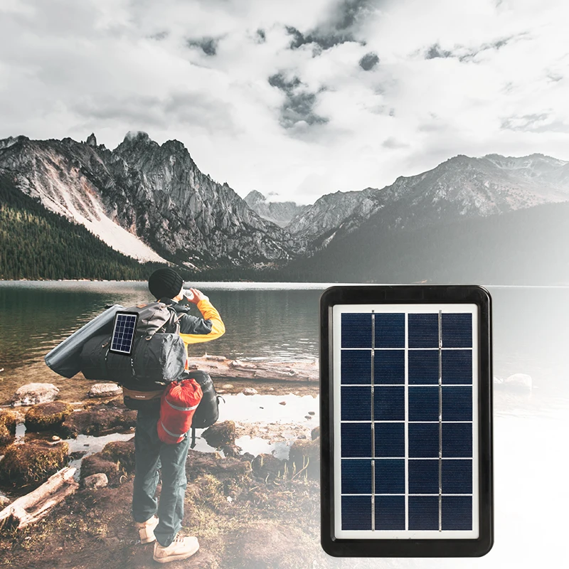 Outdoor 2in1 portable solar for home power system with MP3 Speaker