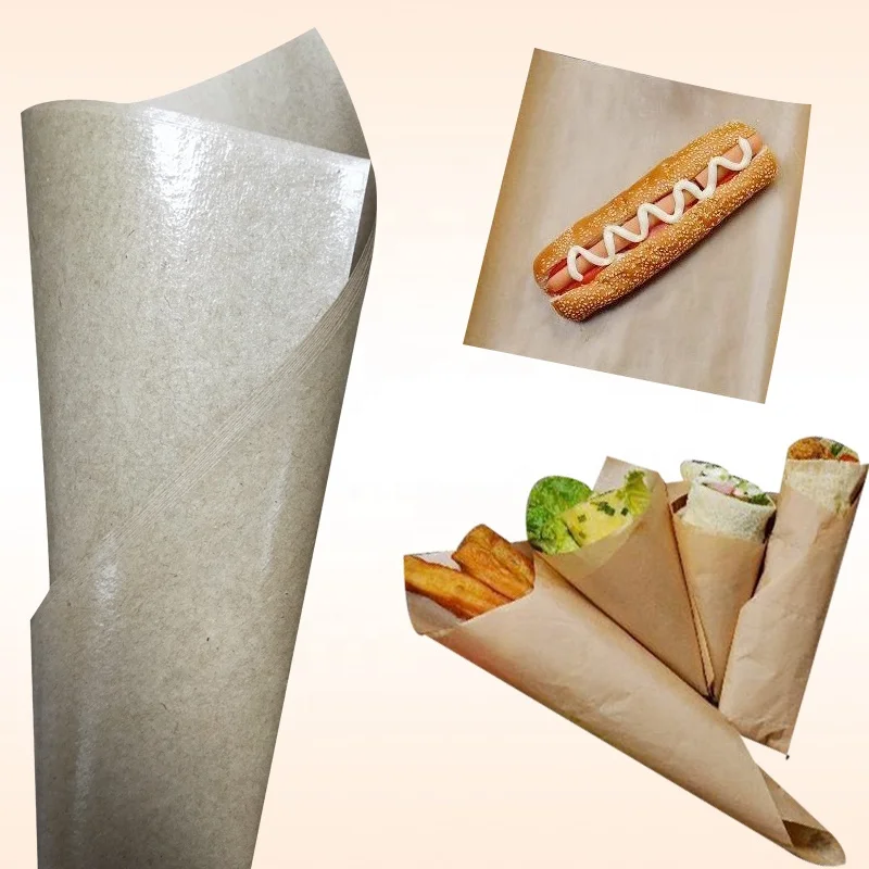 
Custom printed wrapping paper food grade single pe coated paper sheet for food packaging 