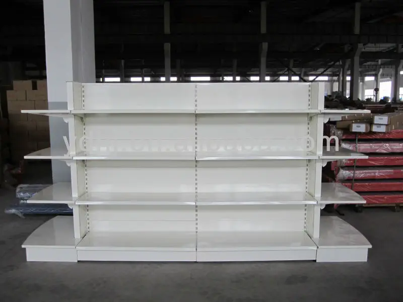 Supermarket layout design-back board shelf