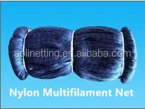 Nylon multifilament fishing  net, professional multifilament net