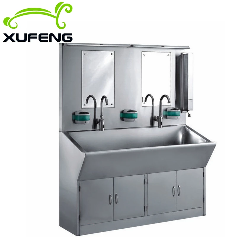 Раковина для мытья рук из нержавеющей стали 304, одобренная CE и ISO, медицинская раковина для мытья рук