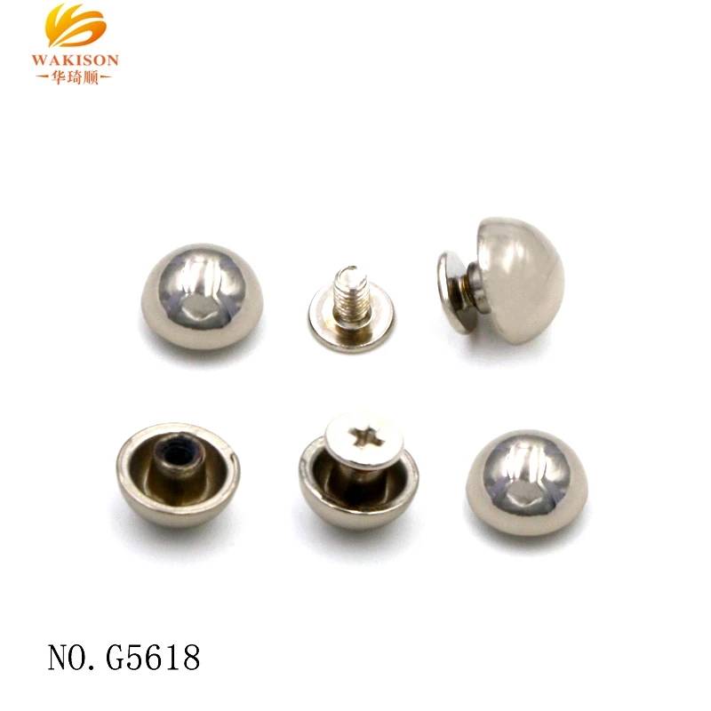 Guangzhou Factory Bag Hardware Wholesale Various Bag metal Studs rivets for Leather Bag