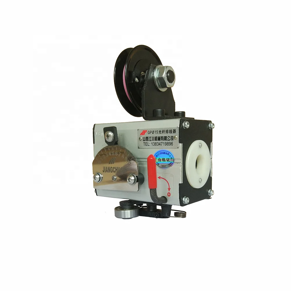Wire spooling machine 100N axial force traverse linear drive unit with guide wheel