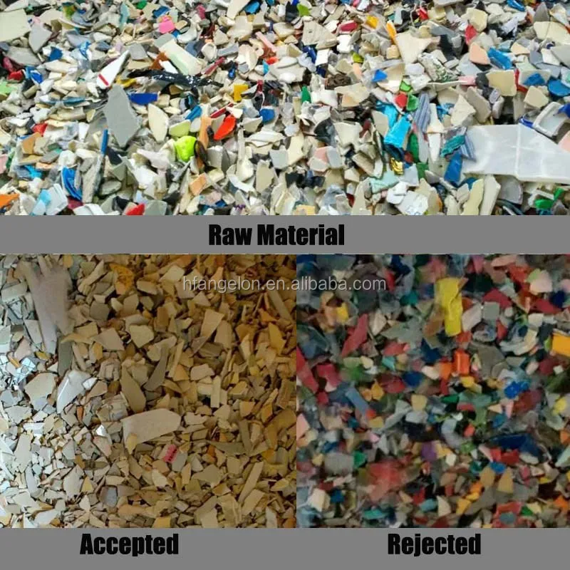 color sorting machine for ABS plastic flakes