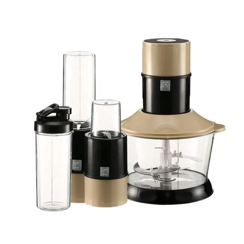 2019 New Item 450w 3 IN 1 Multifunction Food Processor Blender Grinder