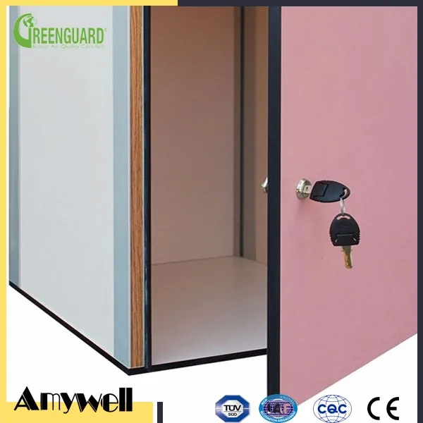 CE certificate 12mm phenolic resin  formica office hpl locker