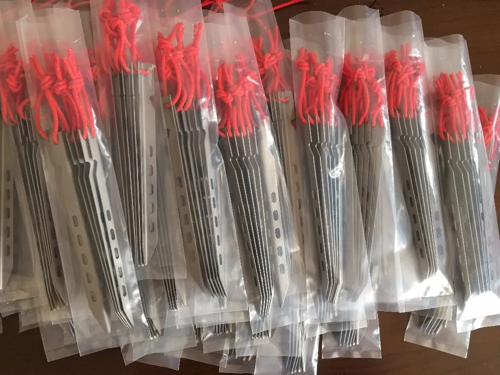 Lightweight Titanium Camping Tent Peg