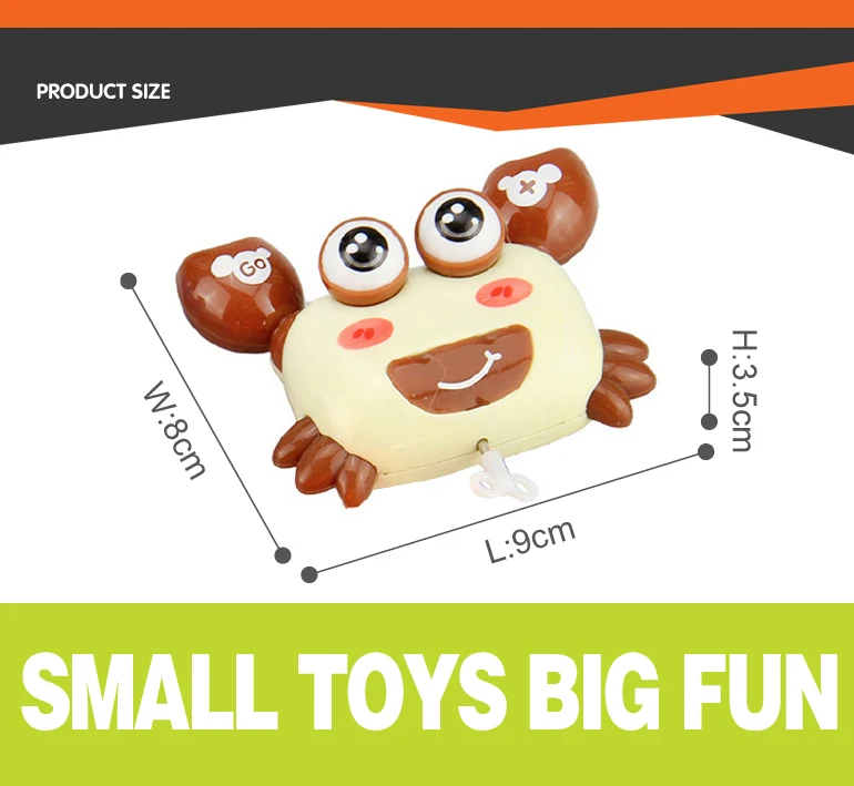 
wholesale baby interesting crab wind up toy parts from china direct factory 