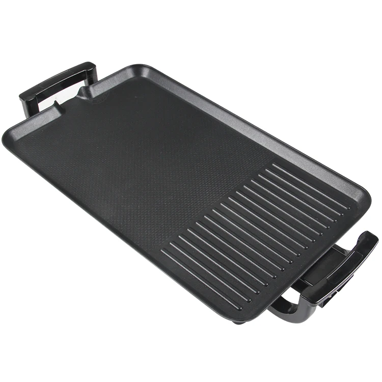 
 Электрический бездымный гриль Teppanyaki с термостатом для барбекю и самостоятельным управлением  