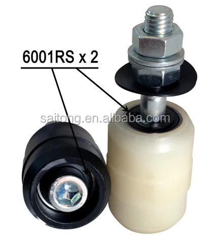 ball bearing guide with nylon roller for sliding gate
