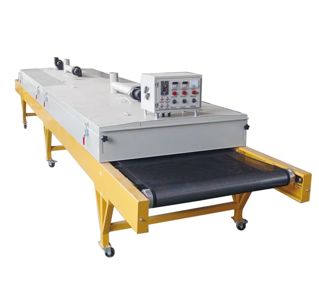 screen printing tunnel dryer machine with electric conveyor belt for T-shirt dryer