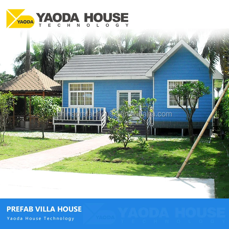 modern mobile villa style prefabricated luxury simple steel structure modern prefabricated house and villa