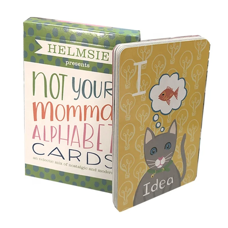 Custom Flash Card Printing Services Flash Card Game With Box