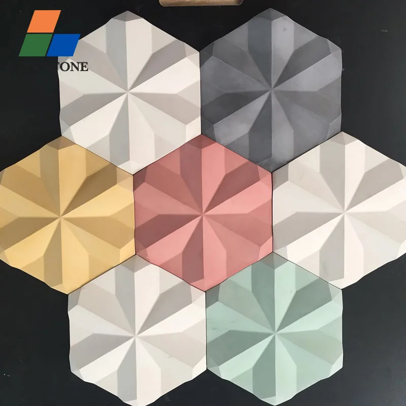 3d wall panels interior decorative stone cladding Decoration cement 3D Wall Panel for Beauty Home Commercial interior