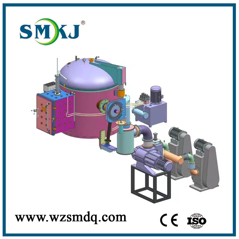 VAR furnace, vacuum arc melting furnace for automated melting of superalloys, steels, titanium, and high temperature alloys