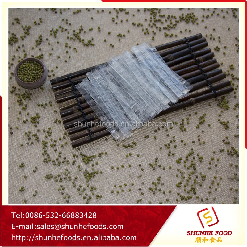 Refined Haccp/Iso Penne Lisce Dried Low Fat Mung Bean Wide Vermicelli