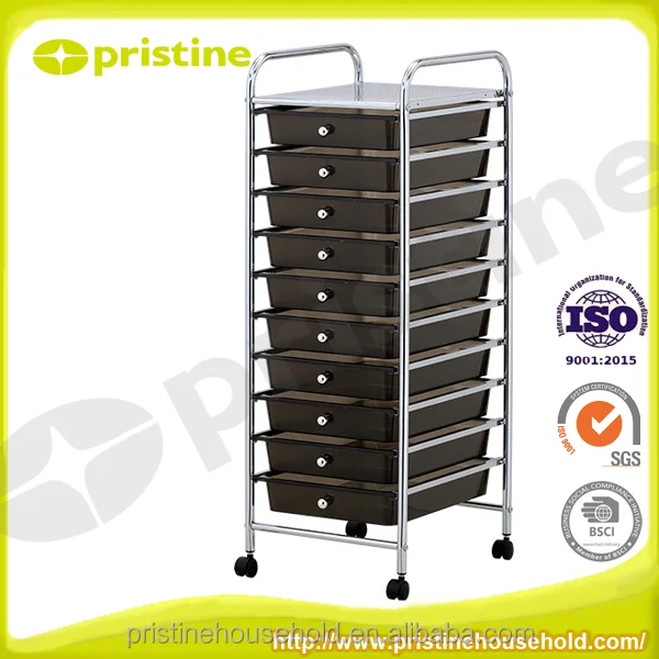 Wholesale 10-Tier Home Storage Furniture from Taiwan Quality eBay Sale-Colorful Plastic Drawer Wheels for Kitchen Space