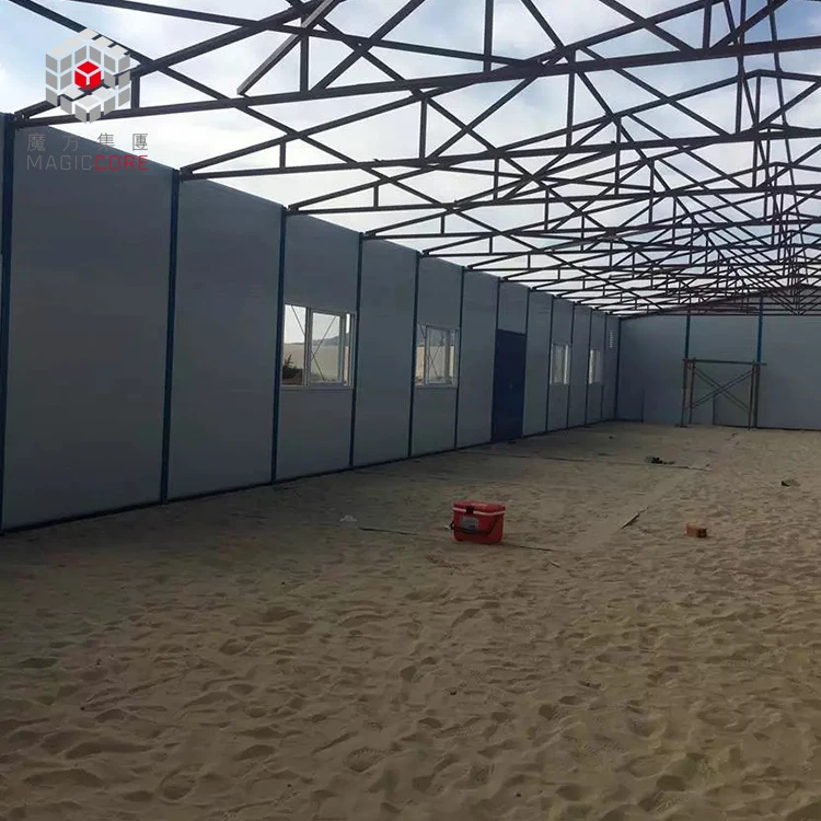 Well-designed sandwich panel prefab house K house fireproof prefab house for worker accommodation